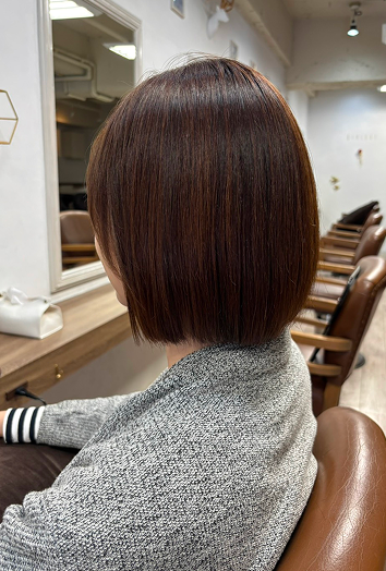 施術後のヘアスタイル5