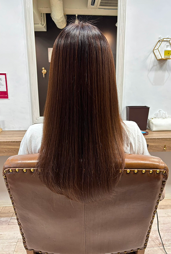 施術後のヘアスタイル4