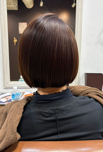 施術後のヘアスタイル2