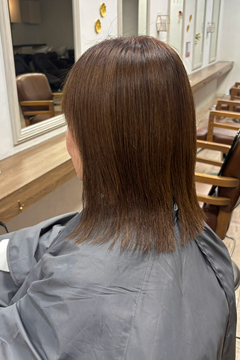 施術後のヘアスタイル7
