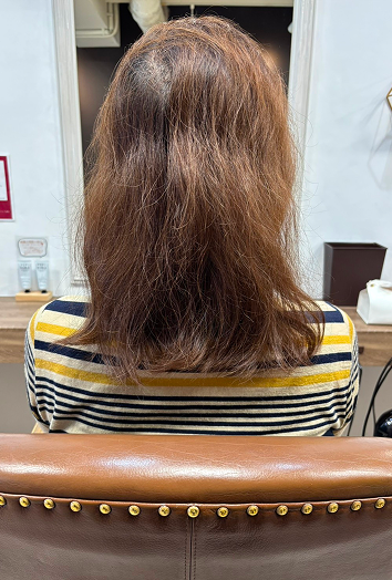 施術前のヘアスタイル1